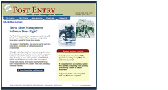 Desktop Screenshot of postentry.com