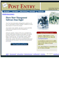 Mobile Screenshot of postentry.com